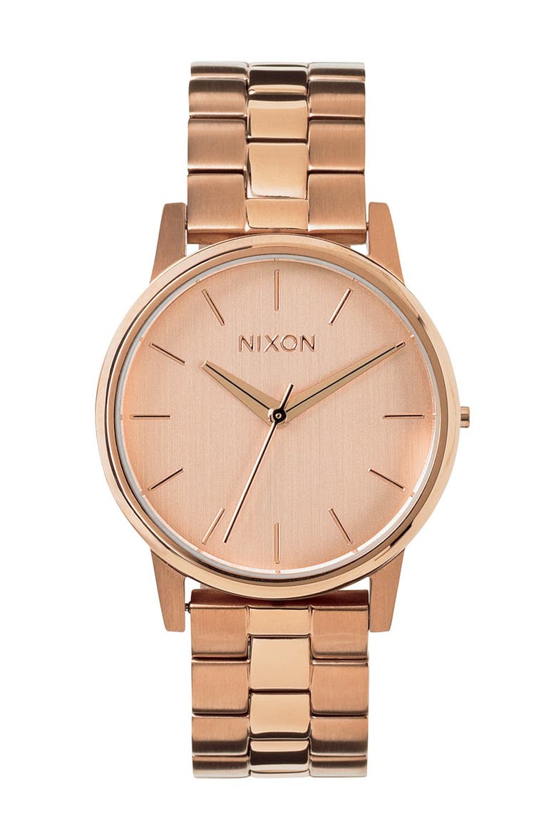 'The Small Kensington' Bracelet Watch, 30mm, Main, color, ROSE GOLD
