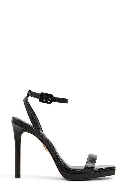 Aldo Kaathy Ankle Strap Platform Sandal In Black