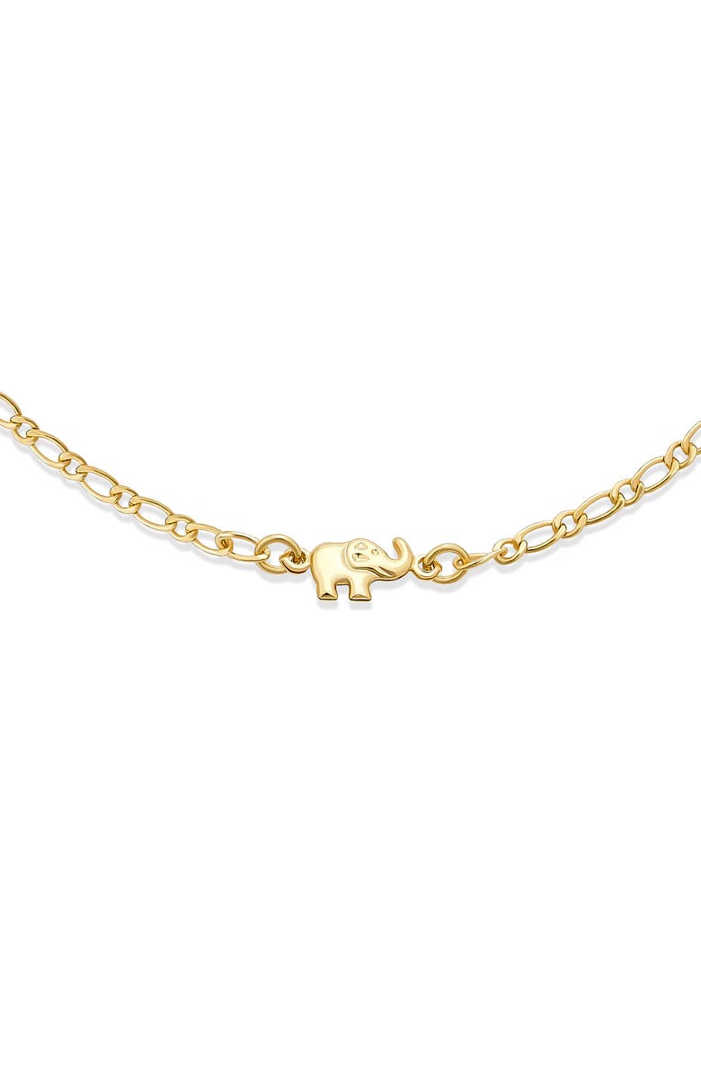 BLING JEWELRY Dainty Three Charm Bracelet, Alternate, color,