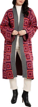 SAACHI Crochet Square Ruana