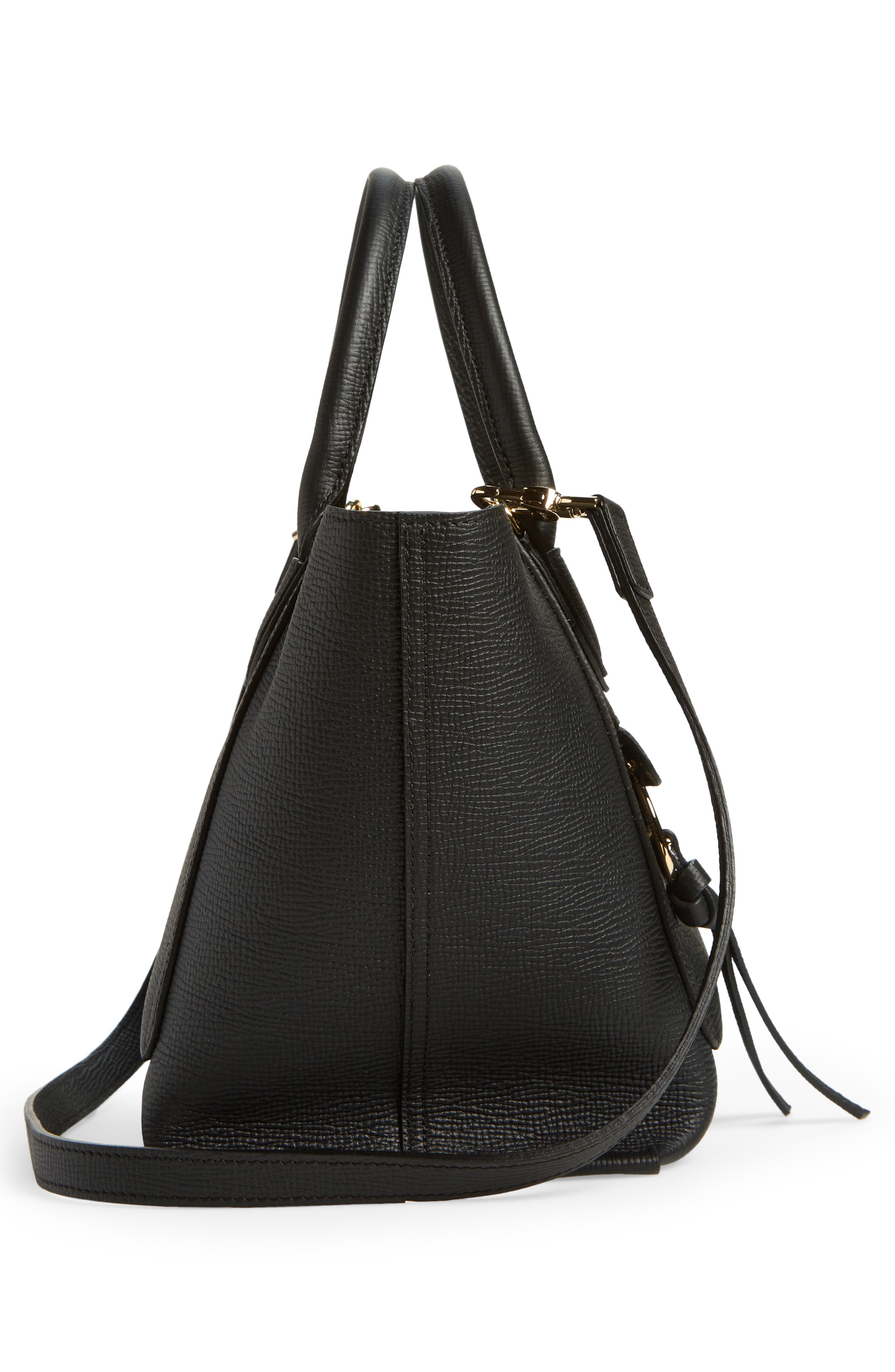 Longchamp Medium Mailbox Leather Top Handle Bag, Alternate, color, 