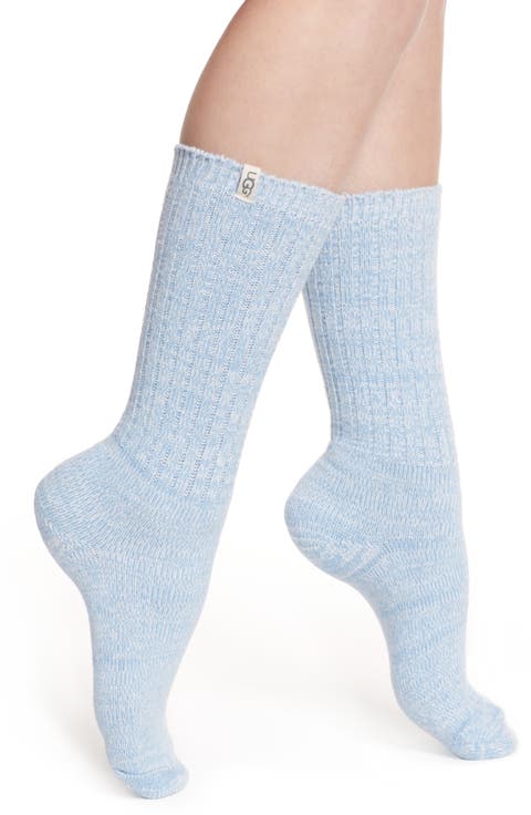 Ribbed Crew Socks
