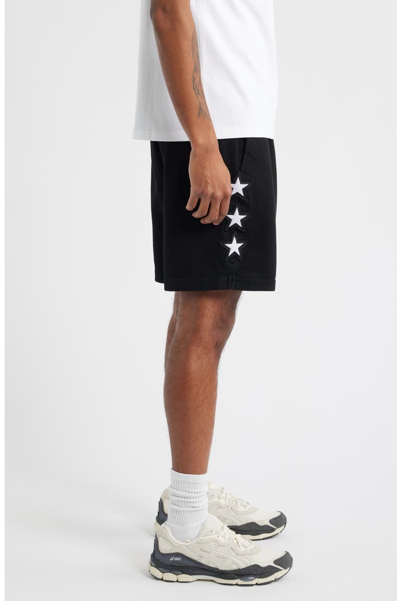 Owen Cotton Drawstring Sweat Shorts, Alternate, color, BLACK COLLEGIATE