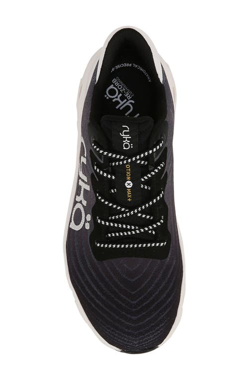Ryka Devoxmaxplus Womens Striped Man Made Other Sports Shoes In Black
