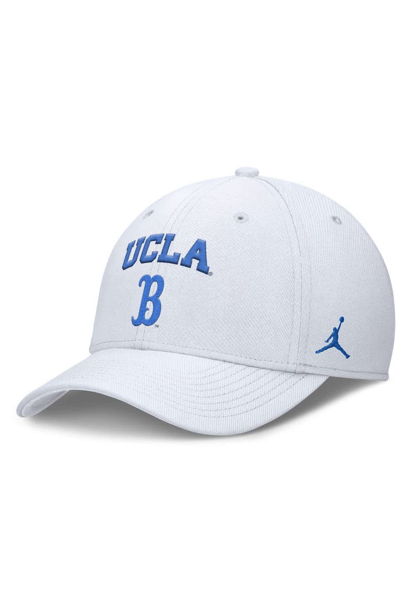 Jordan Brand Men's Jordan Brand White UCLA Bruins 2025 On-Field Rise Performance Flex Hat, Main, color, White