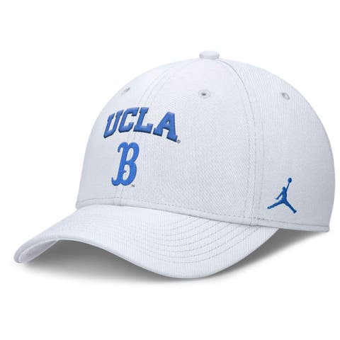 Men's Jordan Brand White UCLA Bruins 2025 On-Field Rise Performance Flex Hat