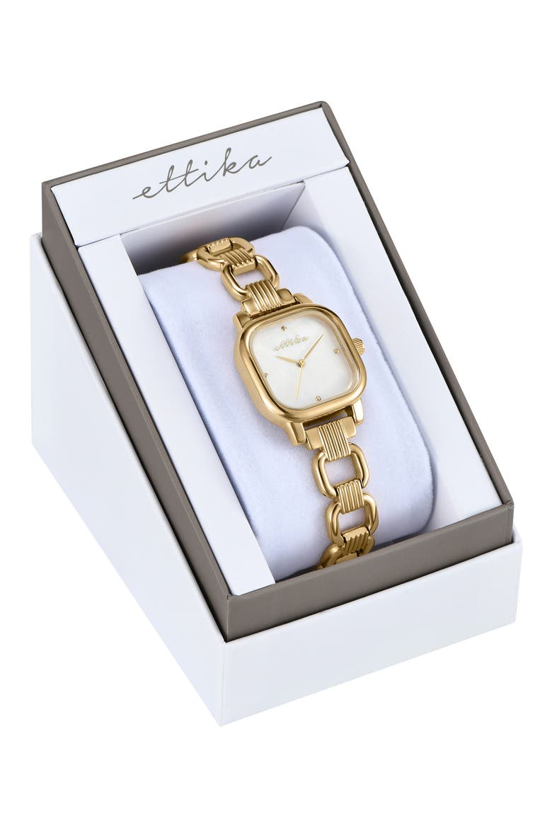 Classic Square Bracelet Watch, Alternate, color, MOTHER OF PEARL