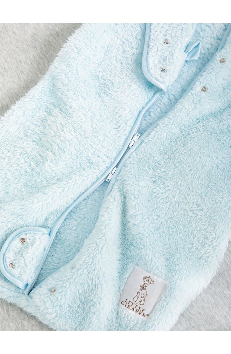 Little Giraffe Fleece Dreamsack, Alternate, color, Blue
