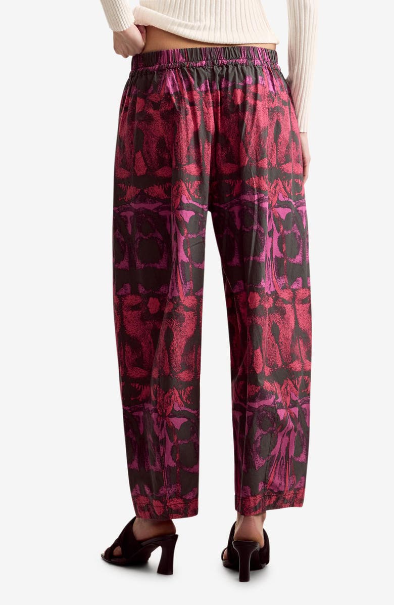 Desigual Abstract Print Wide Leg Pants, Alternate, color, Red Multi