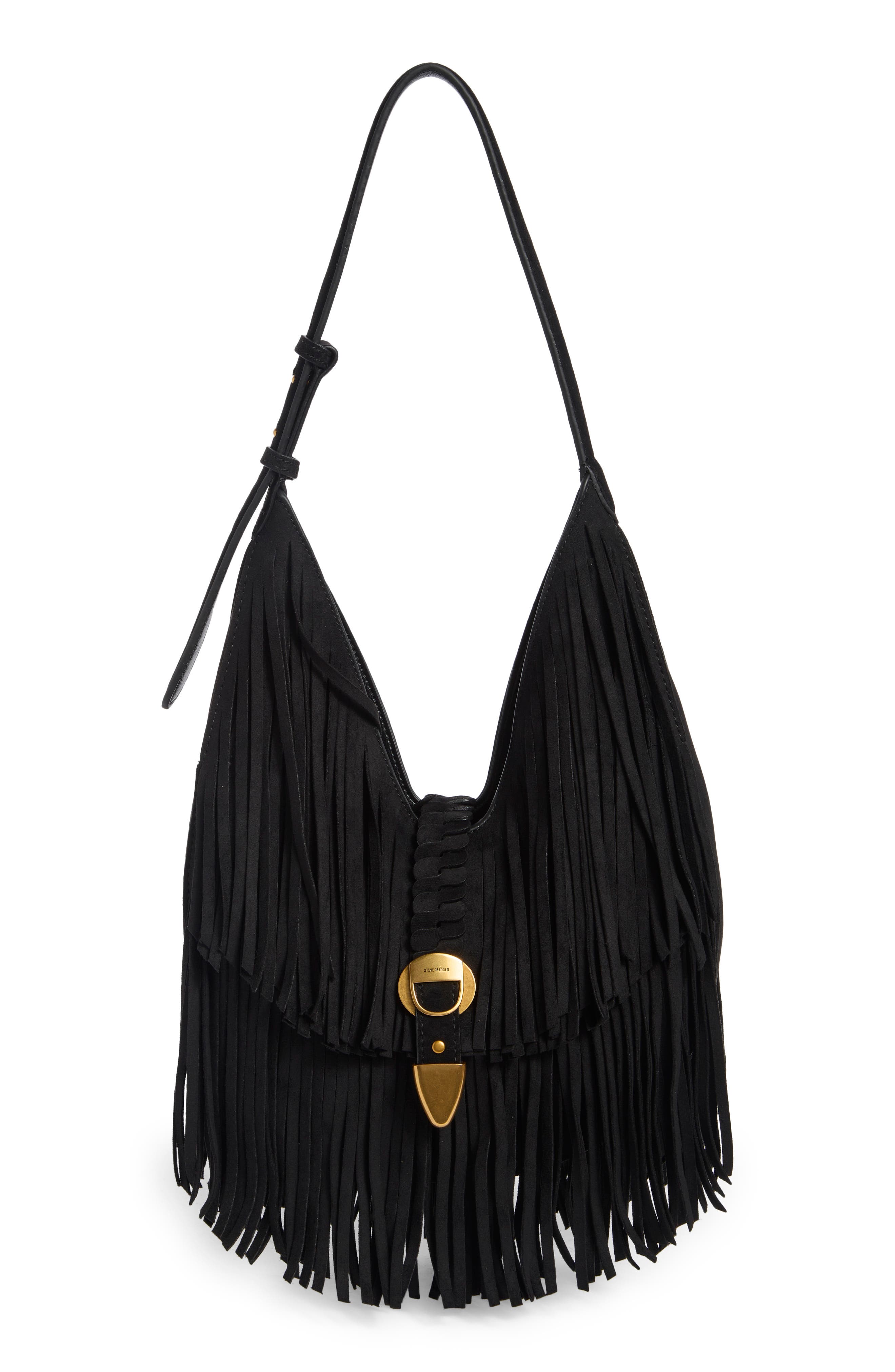 Georgina Fringe Hobo Shoulder Bag