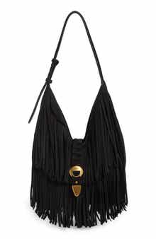 Georgina Fringe Hobo Shoulder Bag