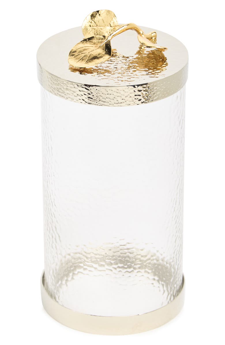 Michael Aram Botanical Leaf Gold Large Canister, Main, color,