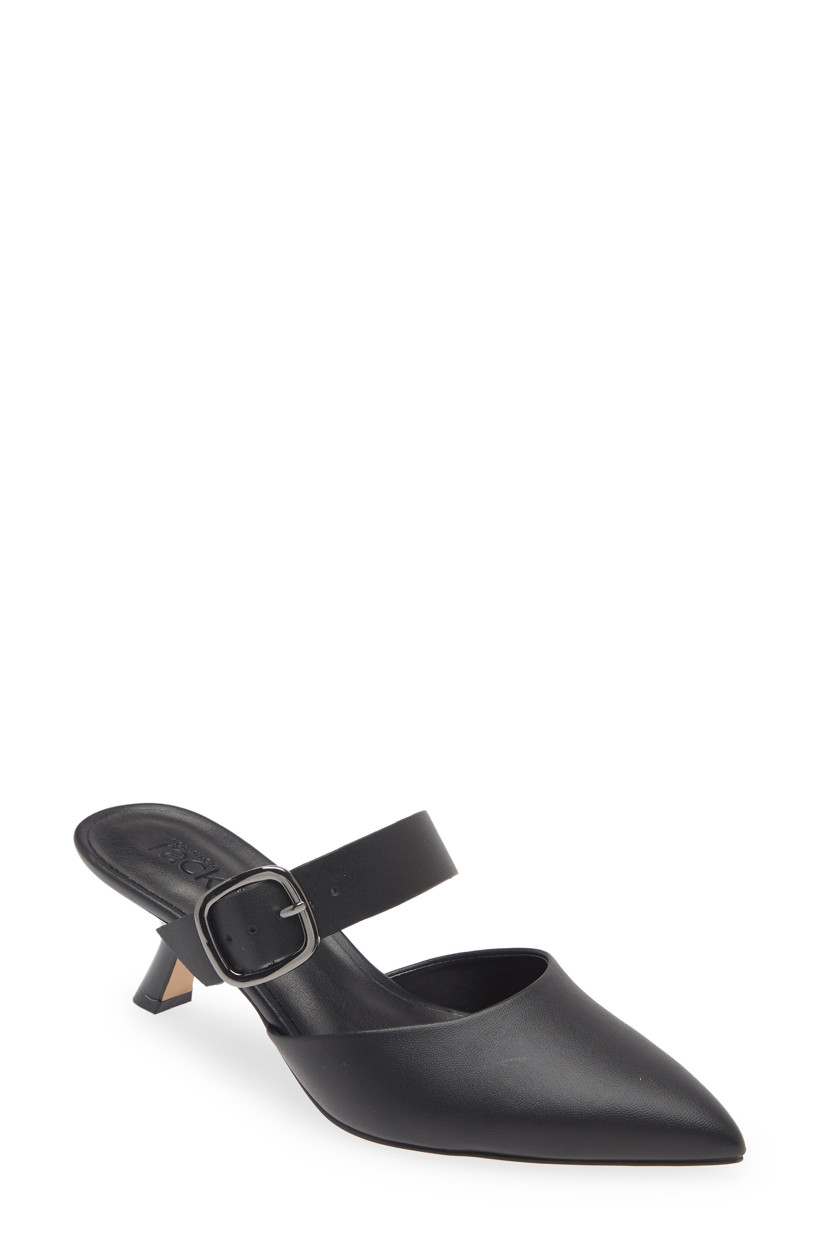 NORDSTROM RACK Fawn Mule, Main, color, Black