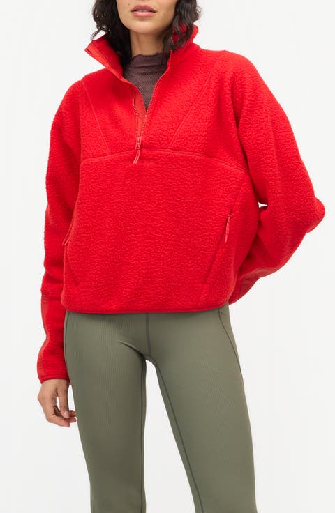 Pieper Water Repellent Recycled Polyester Fleece Quarter Zip Top