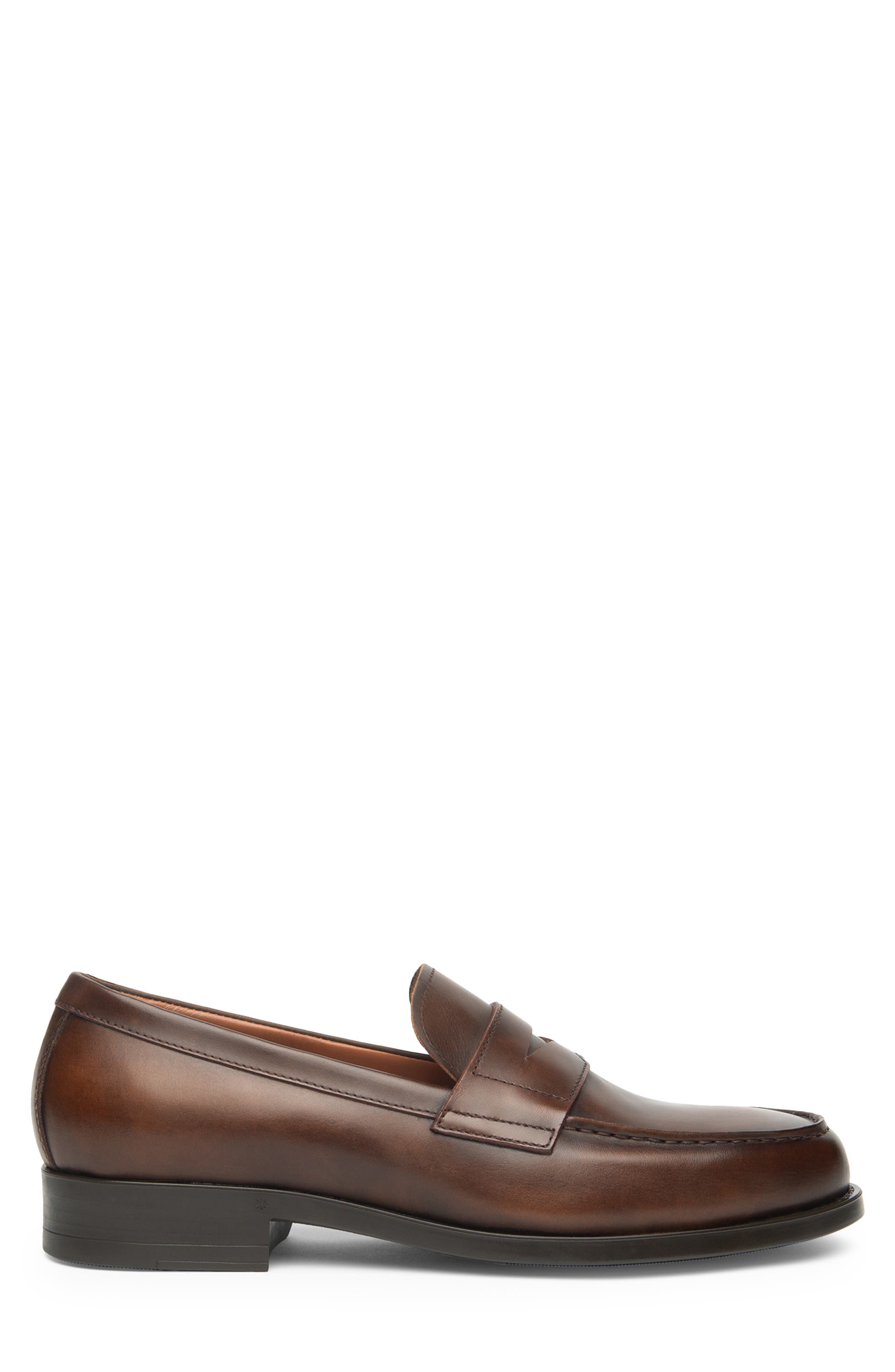 NeroGiardini Slip-On Penny Loafer, Alternate, color, Brown