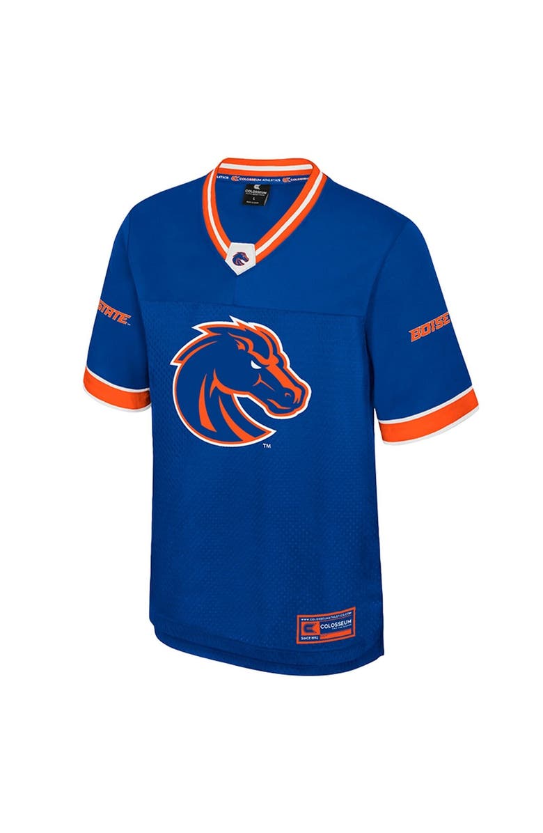 COLOSSEUM Men's Colosseum  Royal Boise State Broncos Nothing But The Hits Football Jersey, Alternate, color, Royal