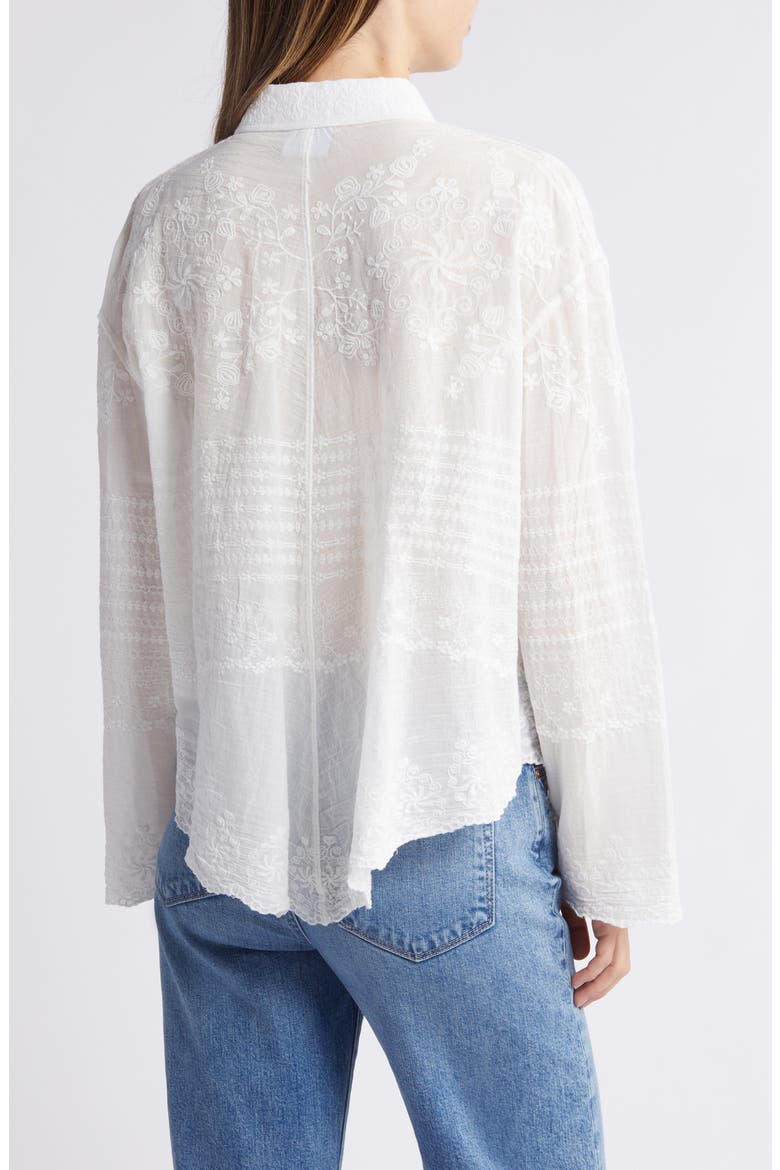 Xilry Button-Up Shirt, Alternate, color, IVORY