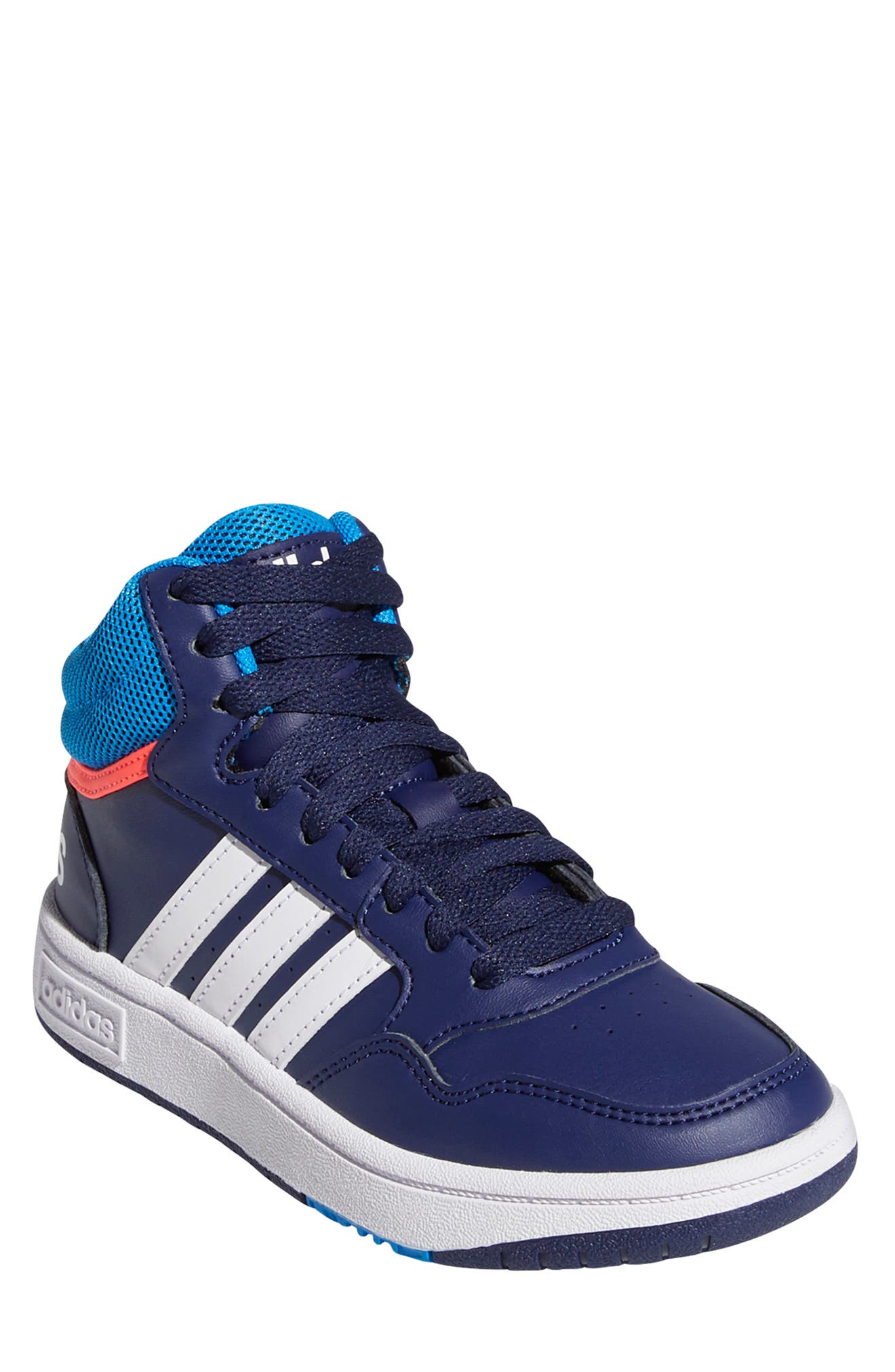 adidas Kids' Hoops Mid 3.0 Sneaker, Main, color, 
