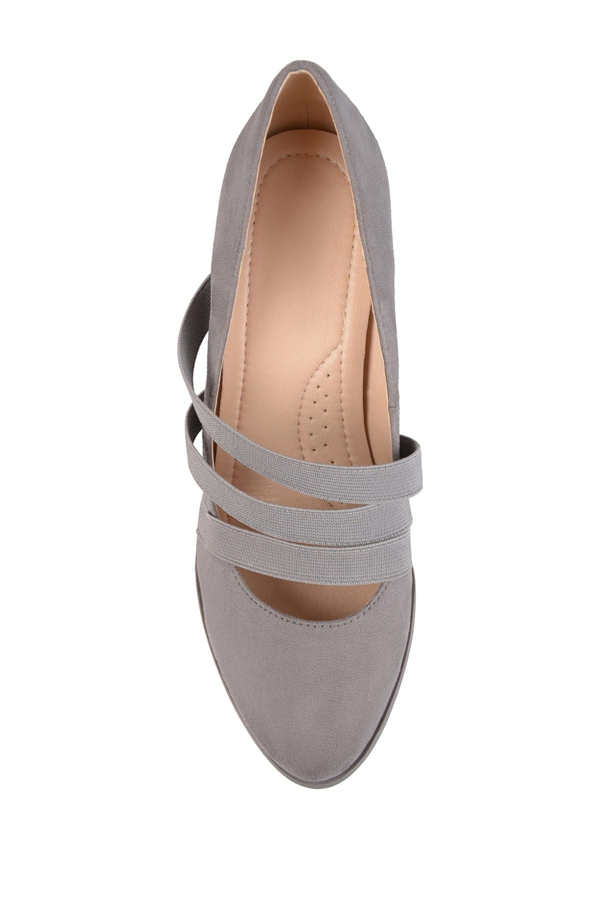 Journee Collection JOURNEE Loren Strappy Pump, Alternate, color, Grey