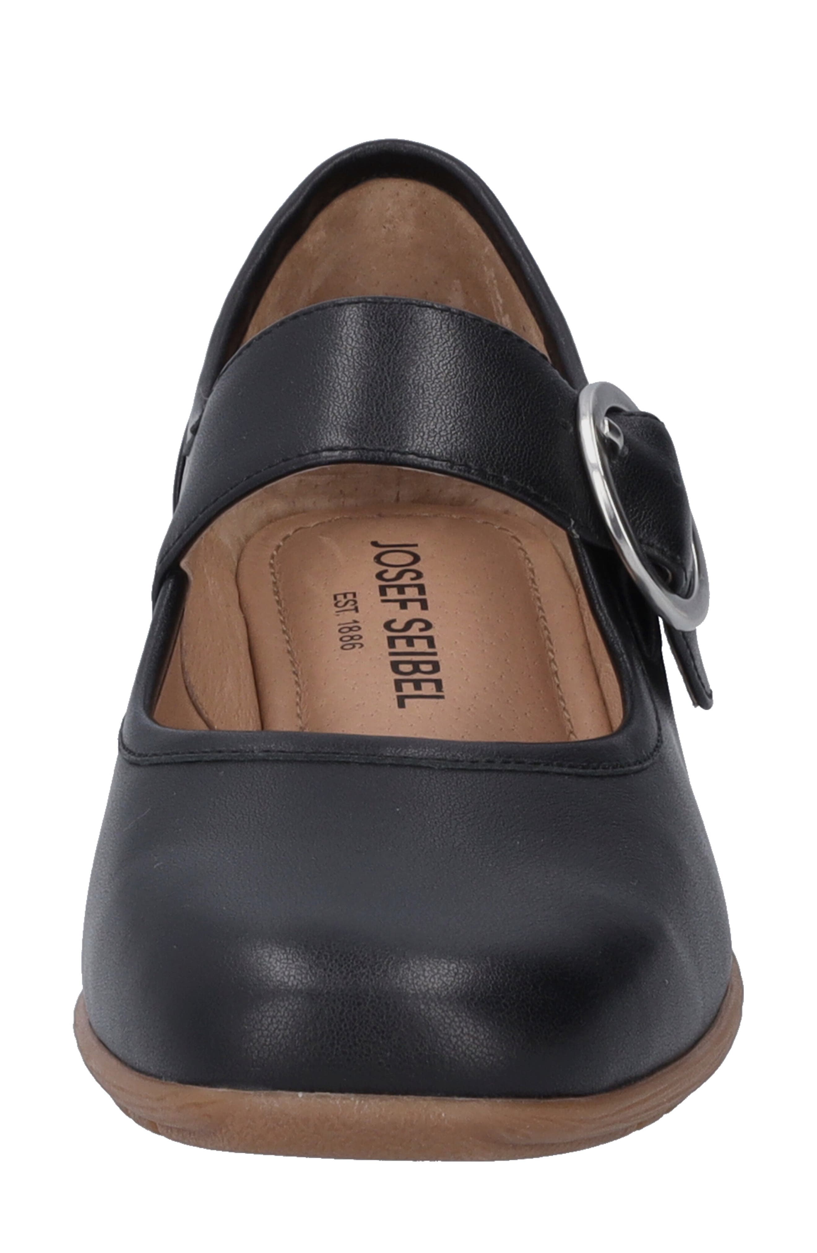 Josef Seibel Fenja 18 Mary Jane Flat, Alternate, color, Black
