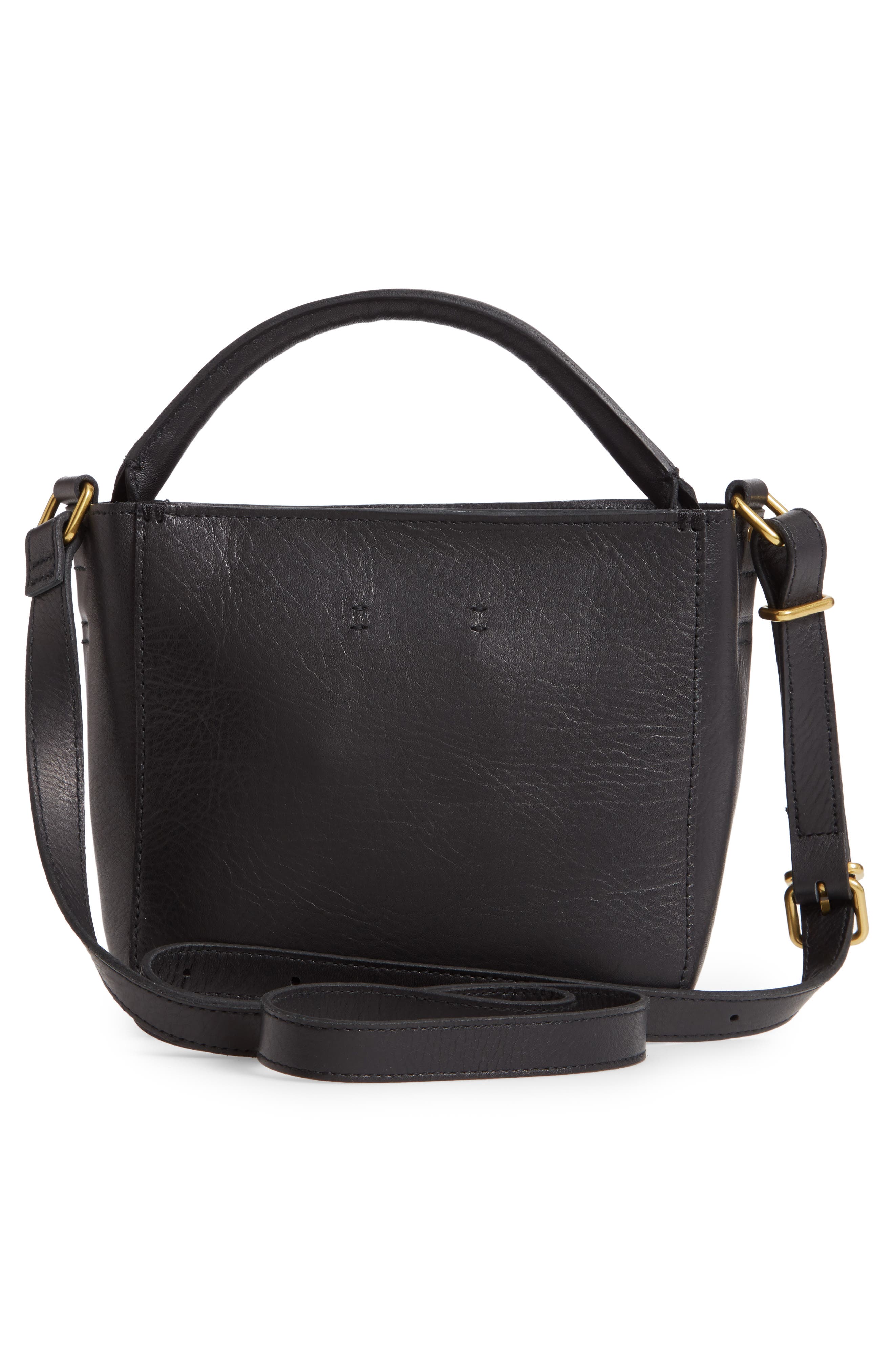 Madewell The Mini Abroad Leather Crossbody Bag, Alternate, color, 