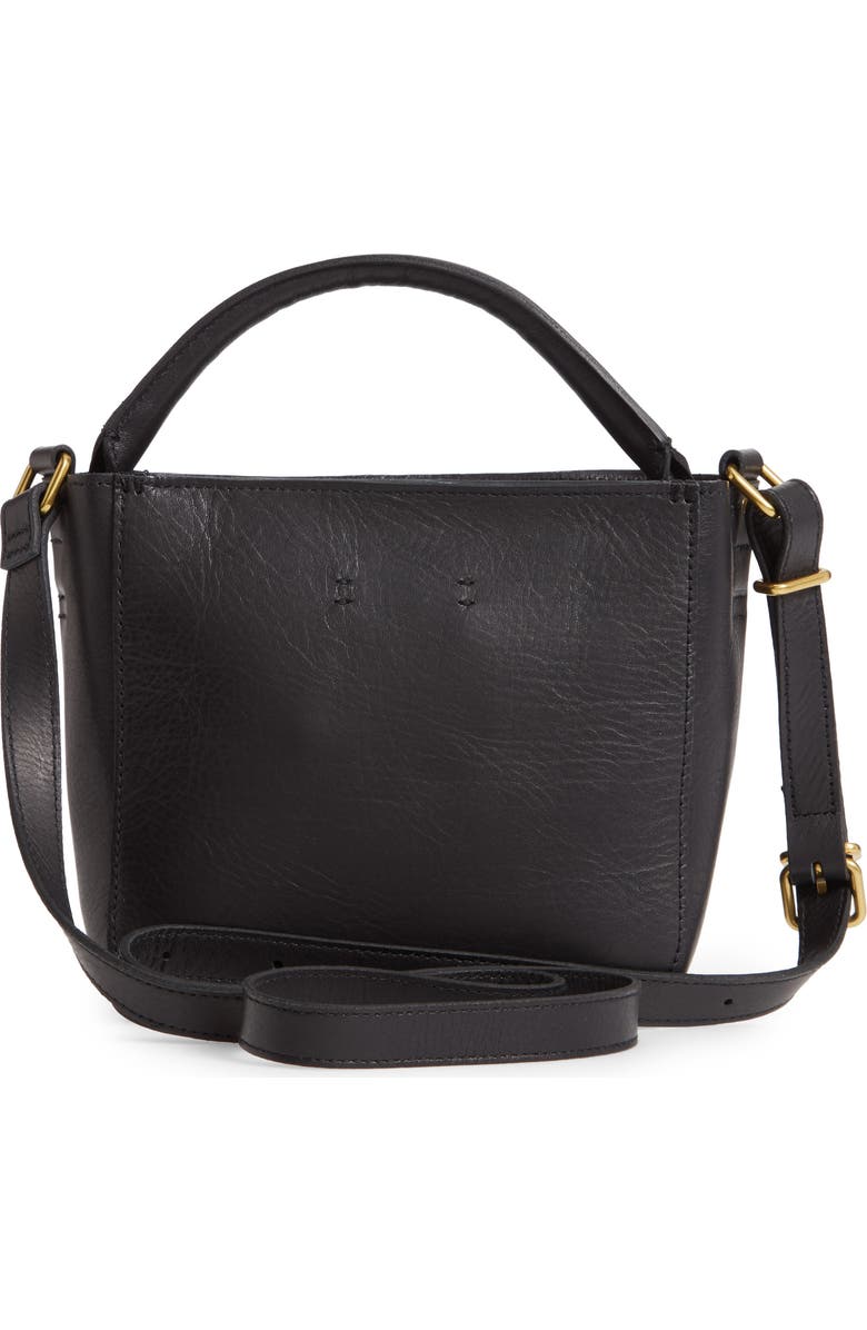 Madewell The Mini Abroad Leather Crossbody Bag, Alternate, color,