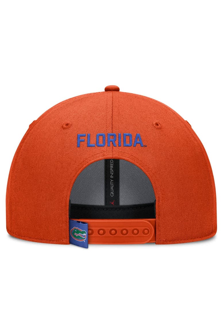 Men's Jordan Brand Orange Florida Gators 2025 On-Field Rise Performance Adjustable Hat, Alternate, color, Orange