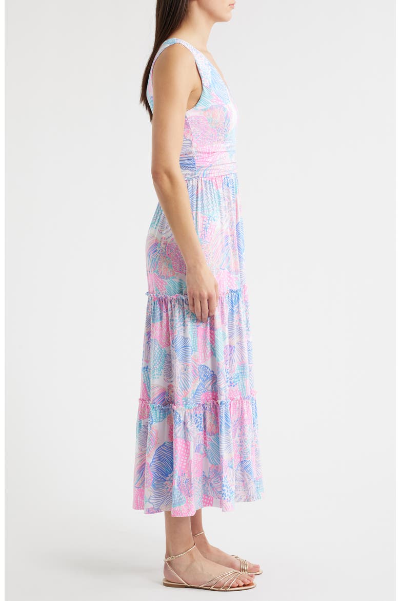 Skylar Midi Dress, Alternate, color, MULTI ROAR OF THE SEAS
