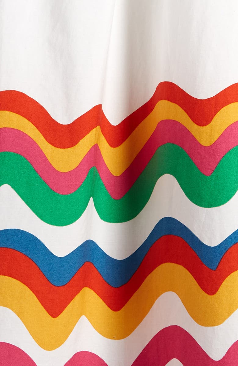 Tucker + Tate Kids' Print Ruffle Cotton Dress, Alternate, color, 