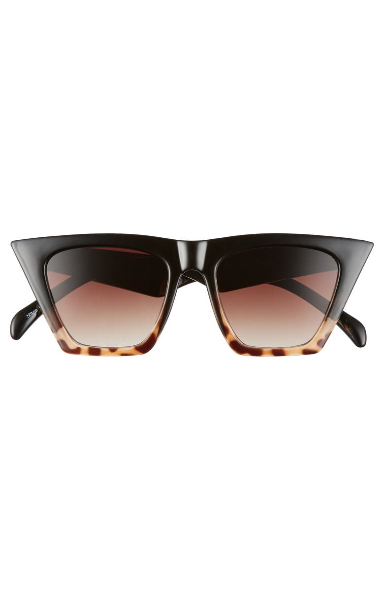 BP. 48mm Square Cat Eye Sunglasses, Alternate, color, 