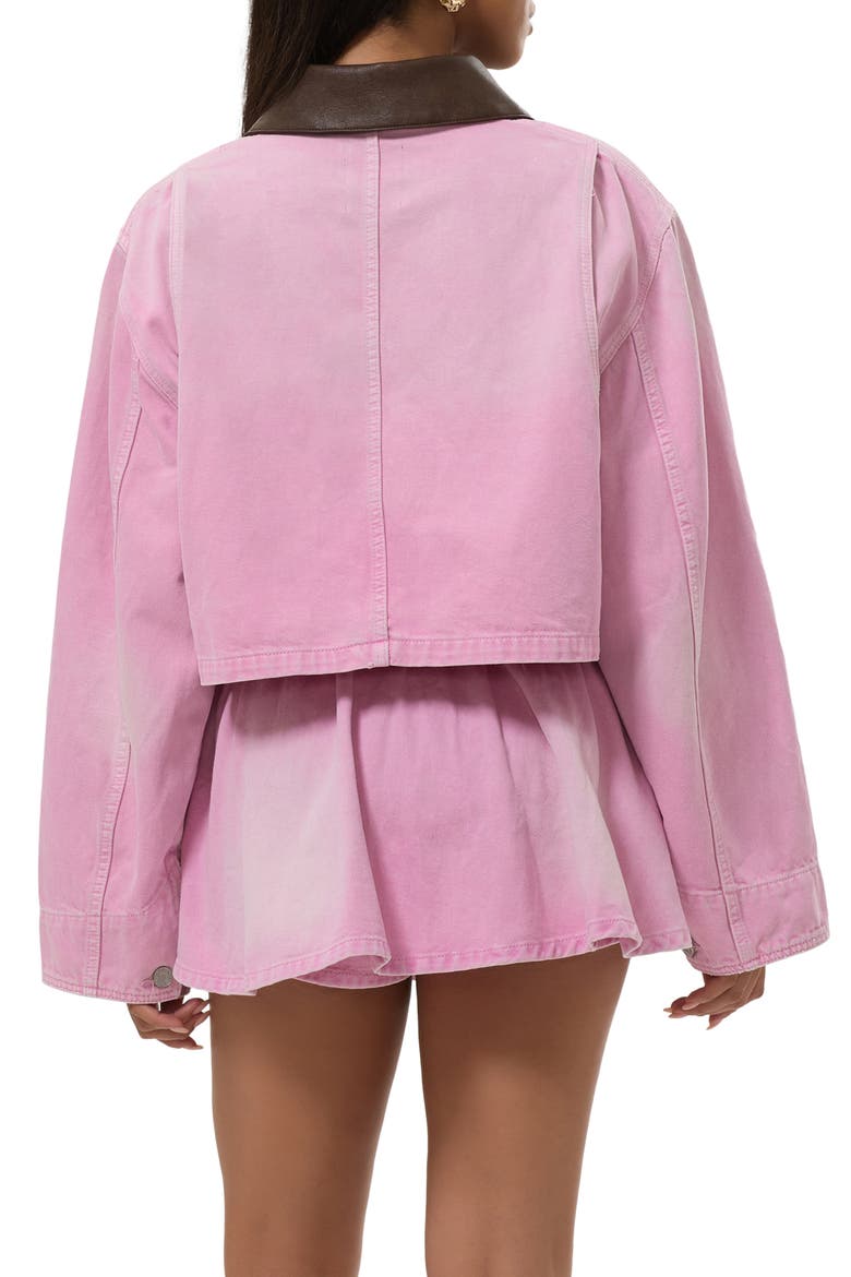 Tanner Crop Utility Jacket, Alternate, color, SOFT PINK WASH