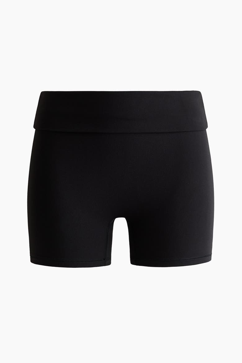 Sports Biker Shorts With Softmove, Alternate, color, Black