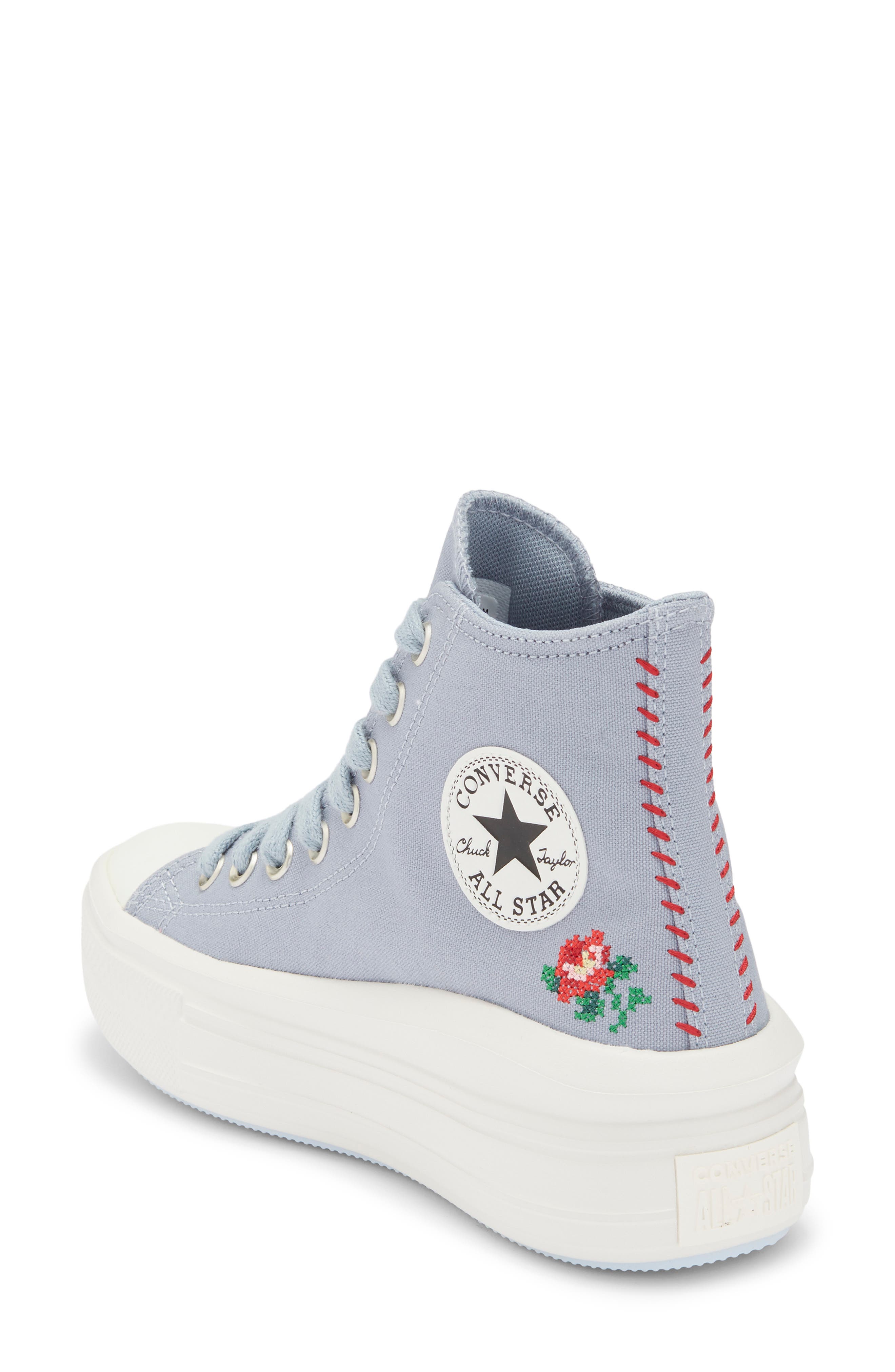 Converse Chuck Taylor<sup>®</sup> All Star<sup>®</sup> Move High Top Platform Sneaker, Alternate, color, Wet Stone/ Wet Stone