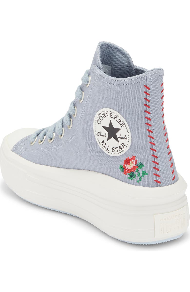 Converse Chuck Taylor<sup>®</sup> All Star<sup>®</sup> Move High Top Platform Sneaker, Alternate, color, Wet Stone/ Wet Stone