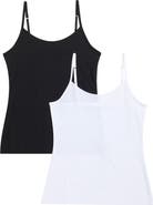 Nordstrom Invisible Edge Assorted 2-Pack Camisoles