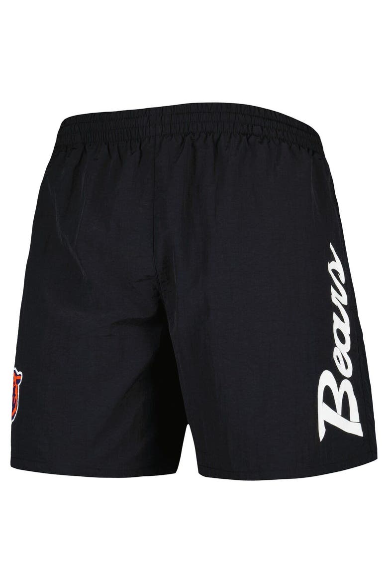 Men's Mitchell & Ness Black Chicago Bears Team Essentials Nylon Shorts, Alternate, color, Black