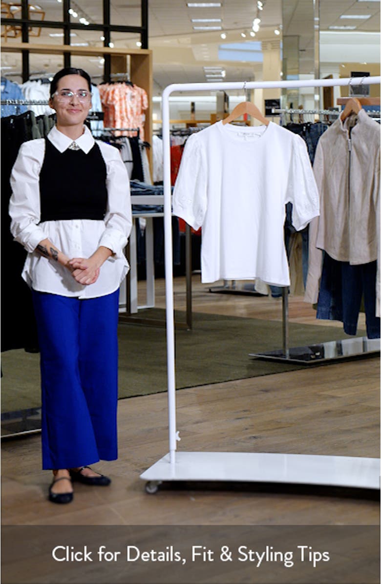 The Eyelet Sleeve Top, sales video thumbnail