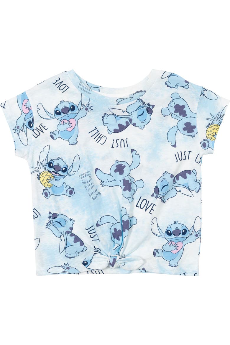 Lilo & Stitch 2-Pack Short Sleeve T-Shirts, Alternate, color, Stitch Light Blue