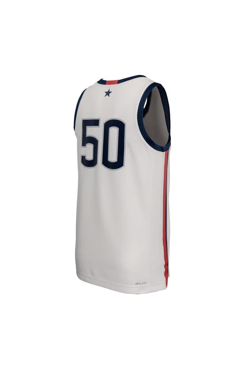 Men's Nike White UConn Huskies Replica Basketball Jersey, Alternate, color, White