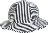BEAMS Stripe Cotton Bucket Hat