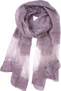SAACHI Crystal Embellished Silk & Wool Scarf