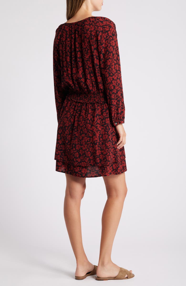 Hatley Mia Smocked Waist Long Sleeve Dress, Alternate, color, 