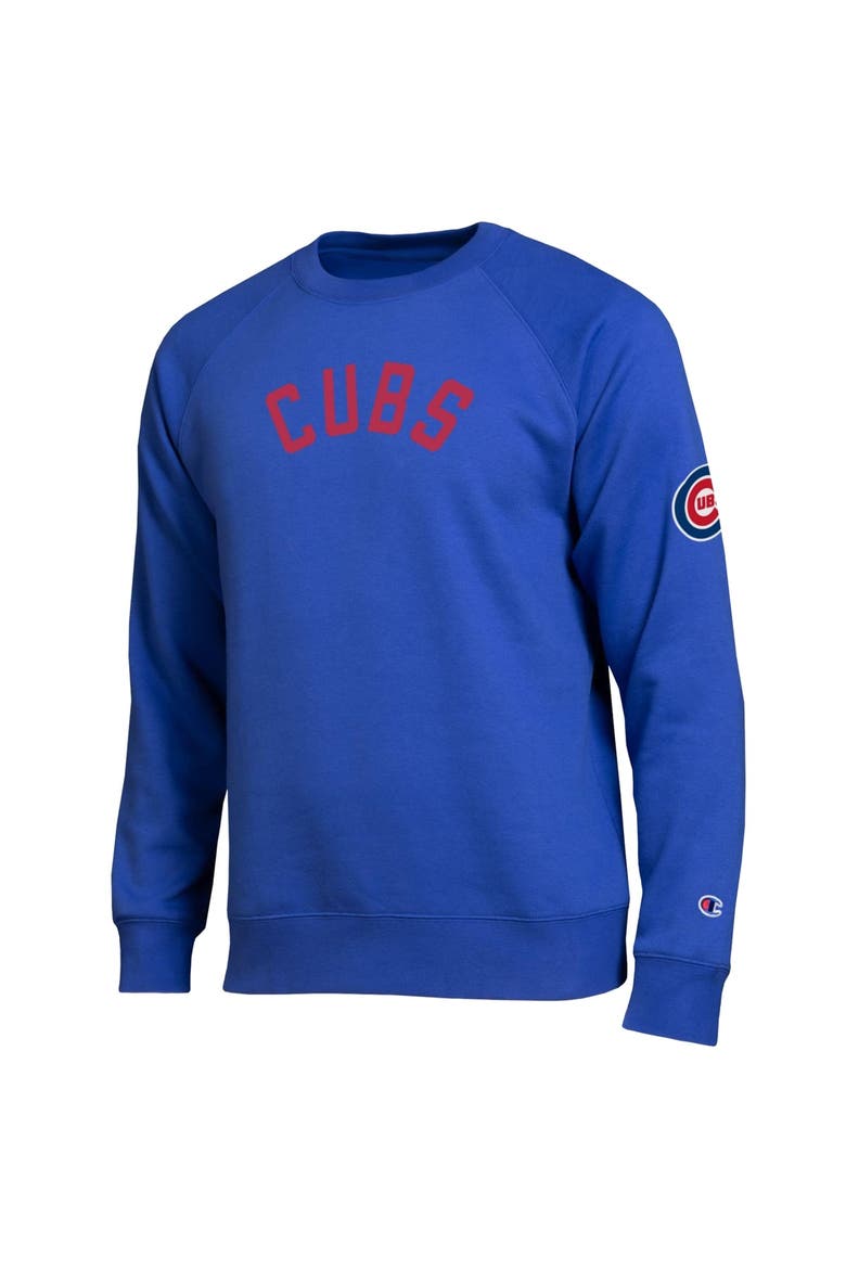 Men's Champion  Royal Chicago Cubs All-Star Sweatshirt, Alternate, color, Royal