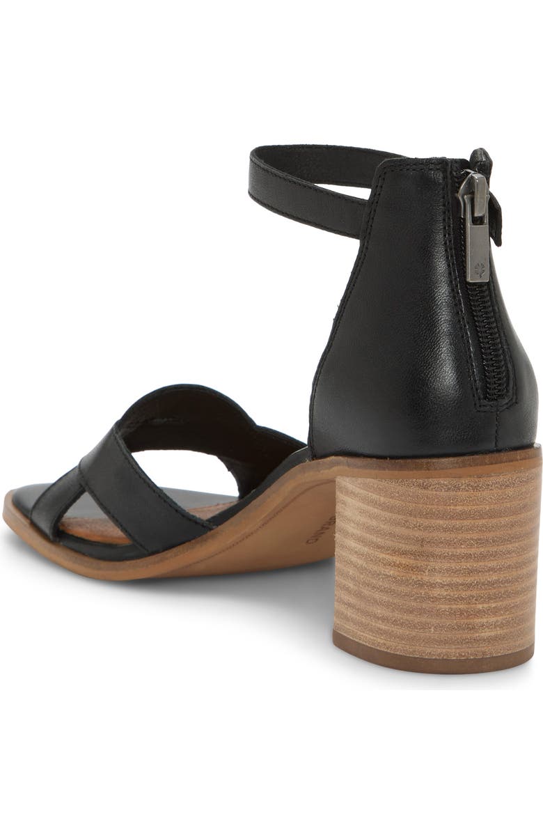 Lucky Brand Sarwa Ankle Strap Sandal, Alternate, color, Black