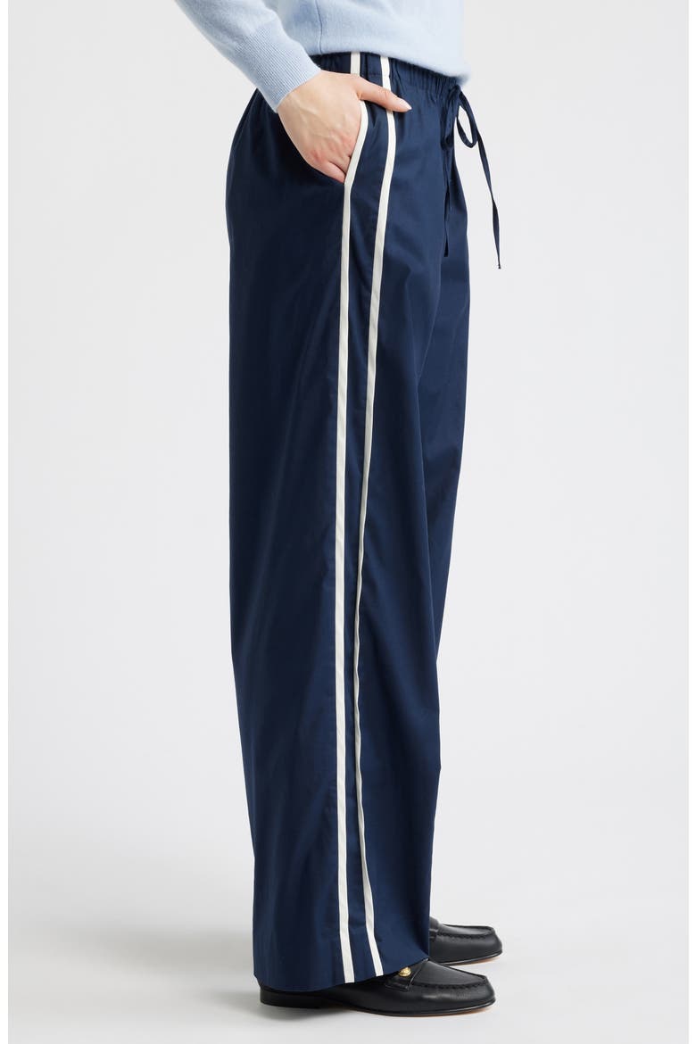 Julien Wide Leg Poplin Pants, Alternate, color, MIDNIGHT