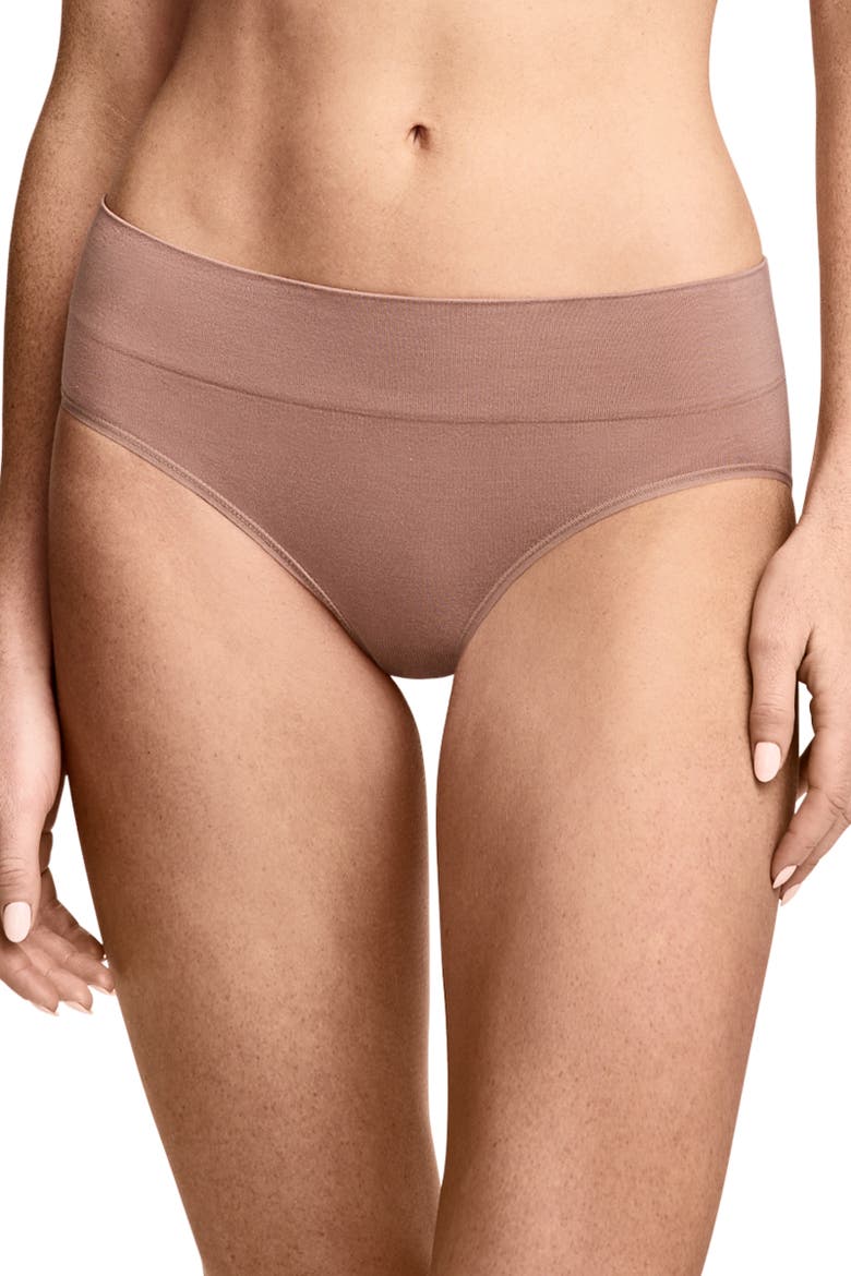 Women's Seamfree Comfort Waist Hipster, Main, color, Almond