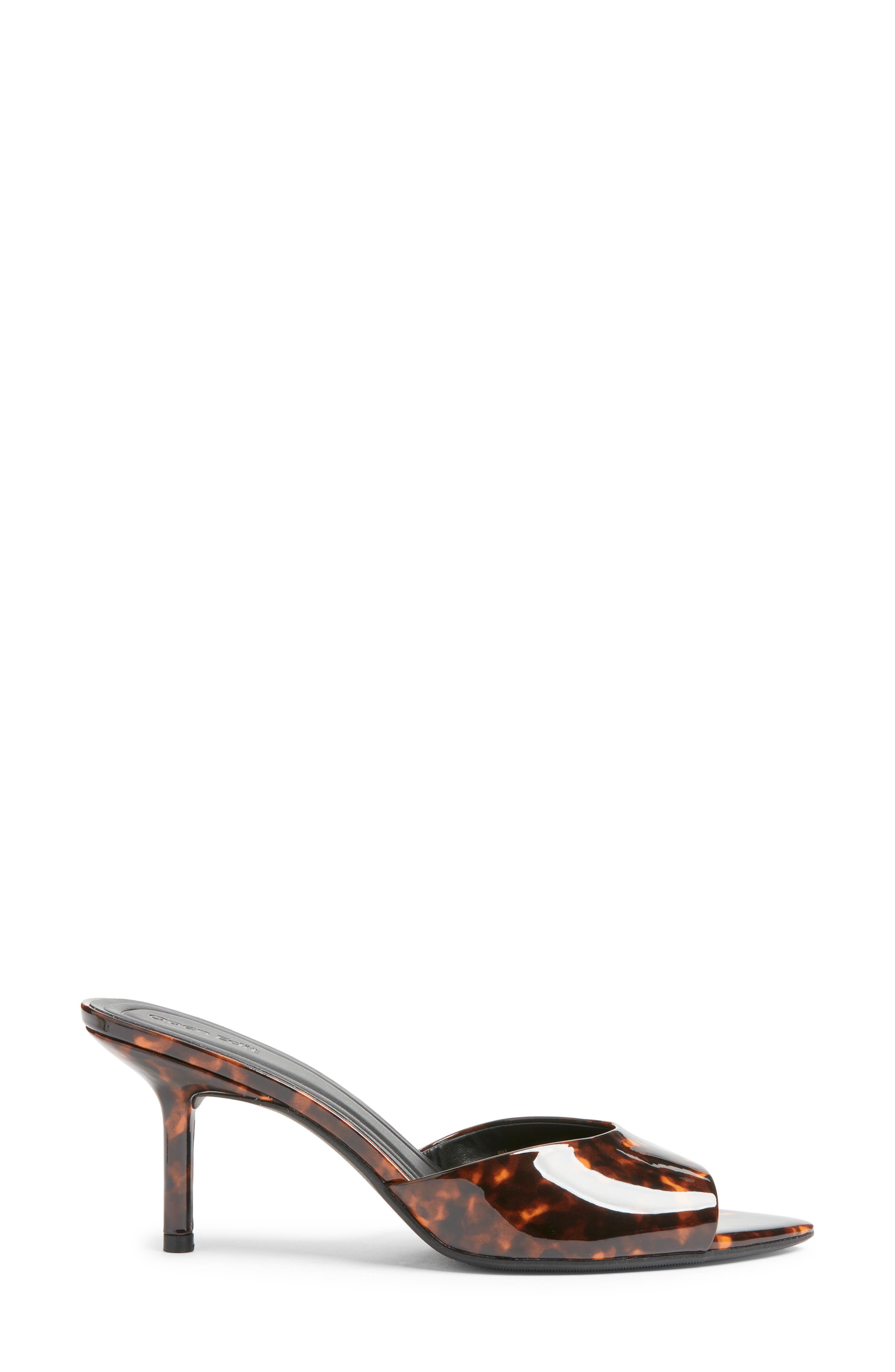 Micah Heeled Sandal, Alternate, color, BROWN TORTOISE