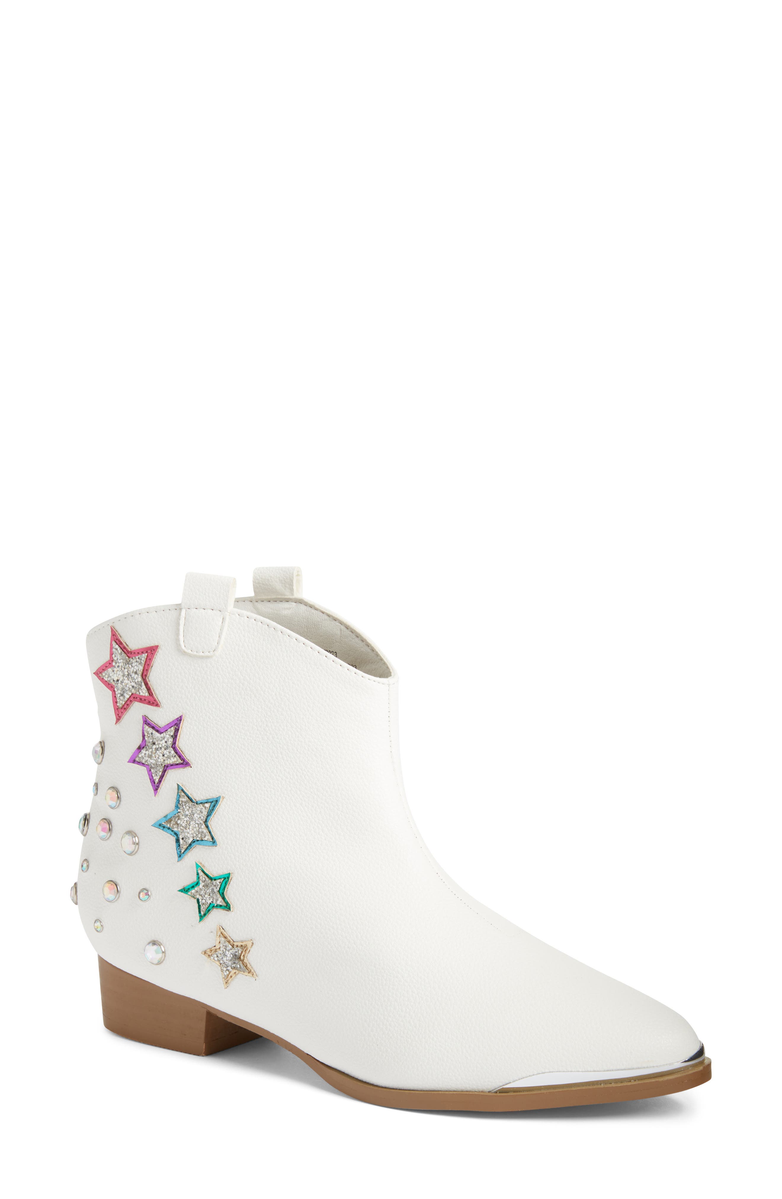 Yosi Samra Miss Dallas Studded Boot, Main, color, Multi Metallic Star