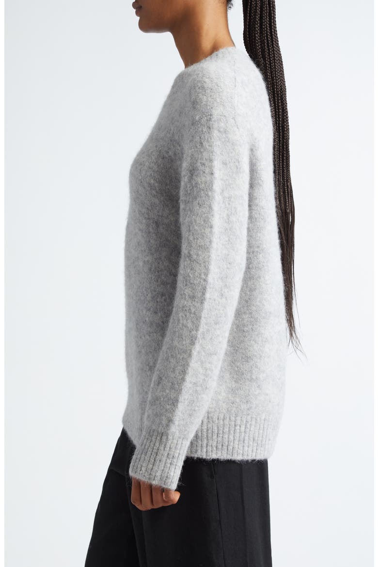 Alpaca Blend Tunic Sweater, Alternate, color, SILVERSTONE