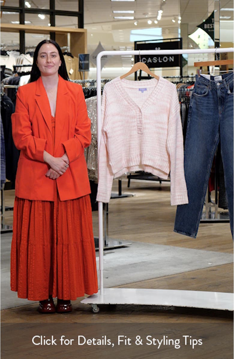 V-Neck Crop Sweater, sales video thumbnail